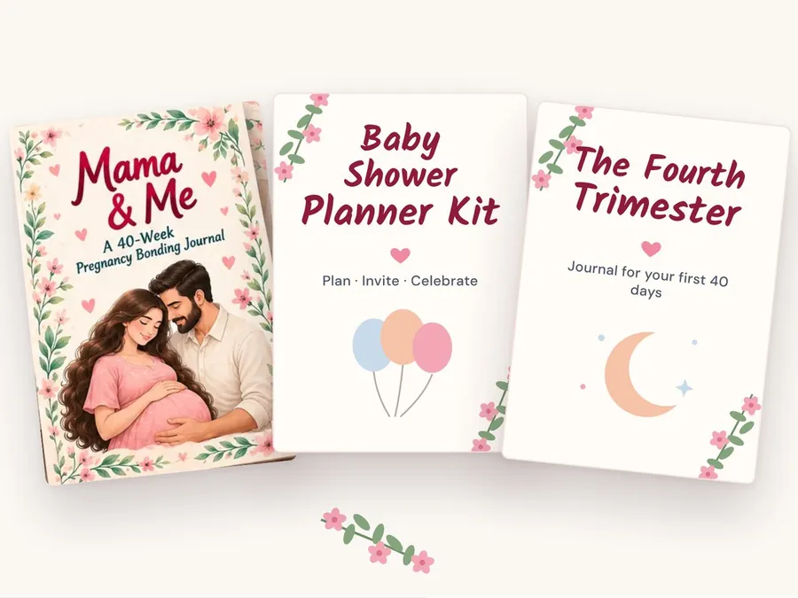 Journal, Shower Kit and Fourth Trimester Journal